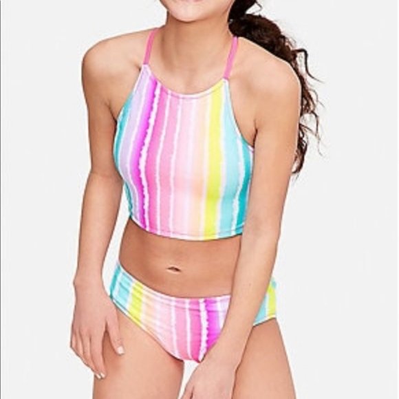 Justice Other - Justice Girl's Reversible Two-Piece Tankini